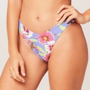 NWT L*Space Cabana Bitsy Cut Bikini Bottoms M